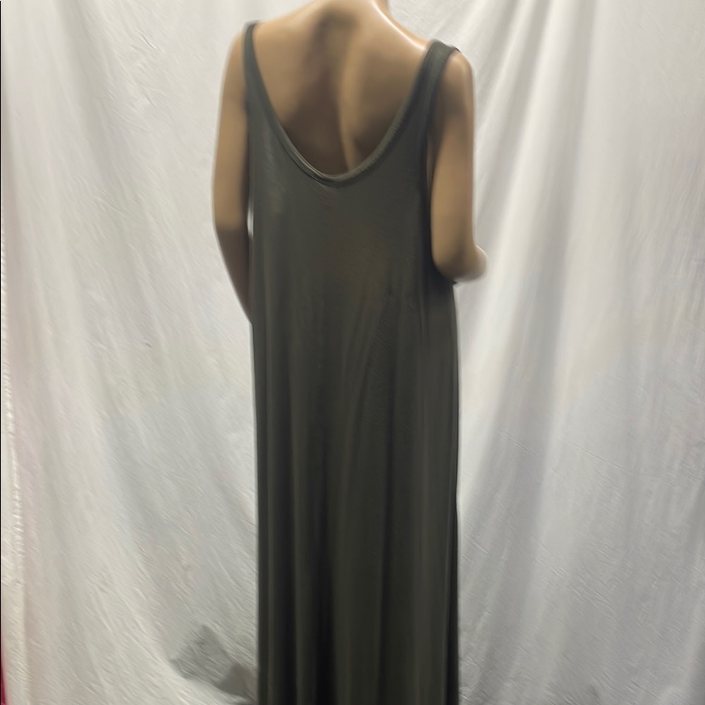 H&M Basic Olive Green Pullover Sleeveless Full Ma… - image 4